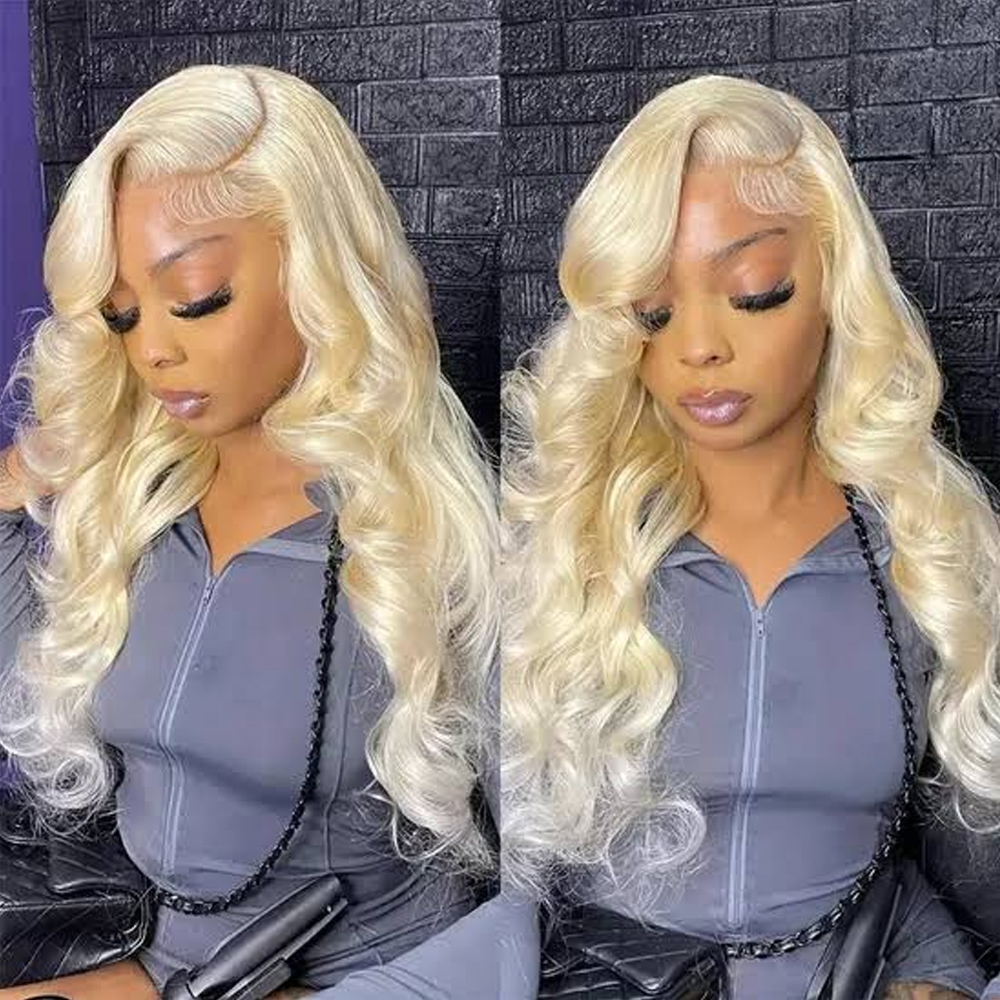 Peruki z ludzkich włosów w kol – 613 Blonde Body Wave Lace Front Wig recenzja i cena