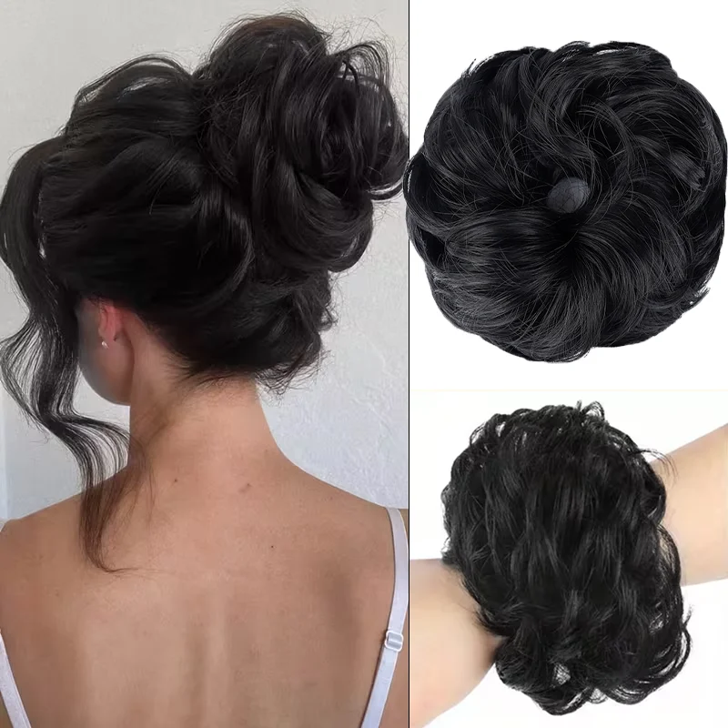 Elegancka, falowana, nieco nie – Claw Clip Messy Bun Hair Piece recenzja i cena