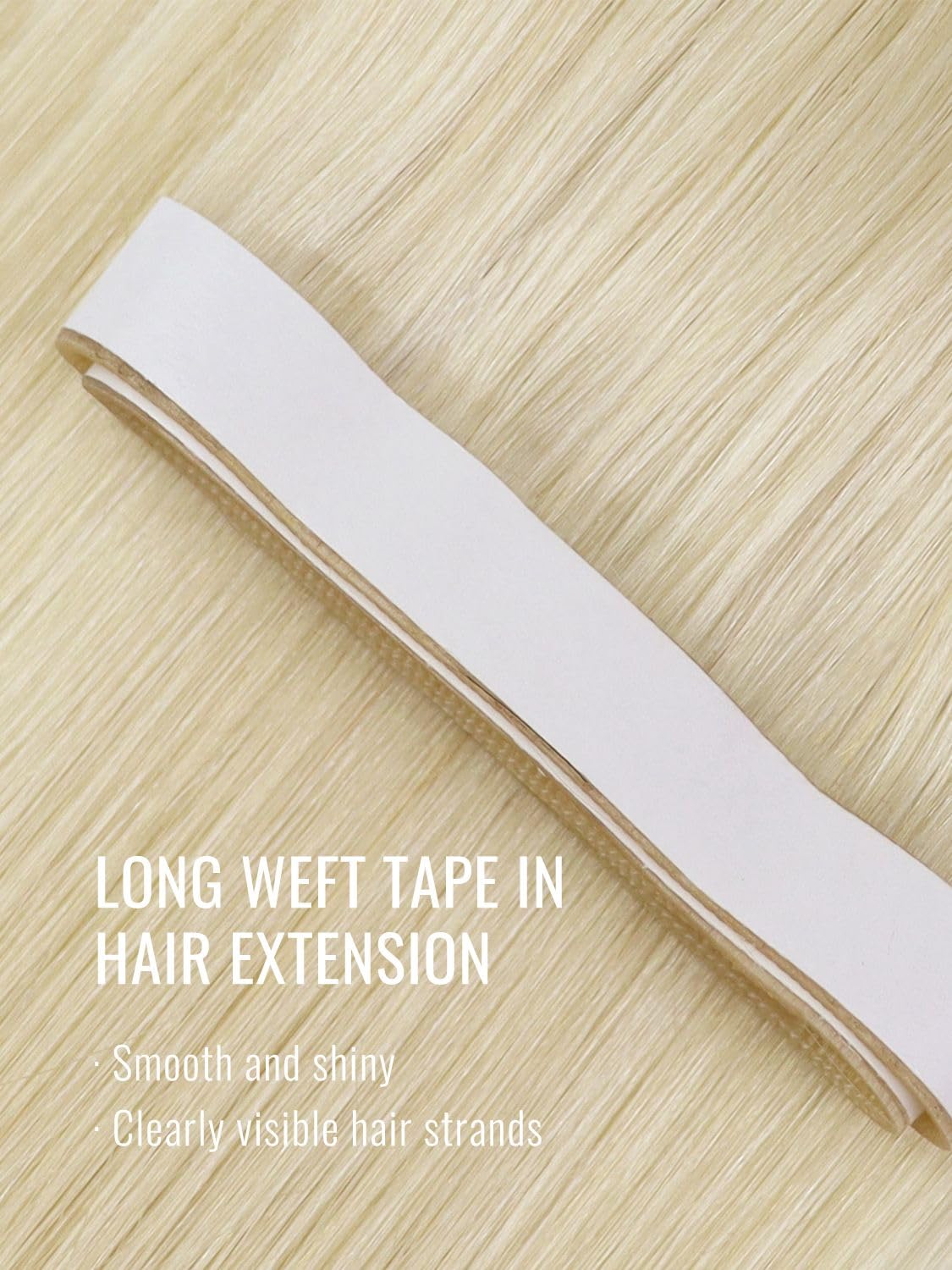 Moresoo Tape in Weft Hair Exte – Invisible Tape In Extensions Real Hair recenzja i cena