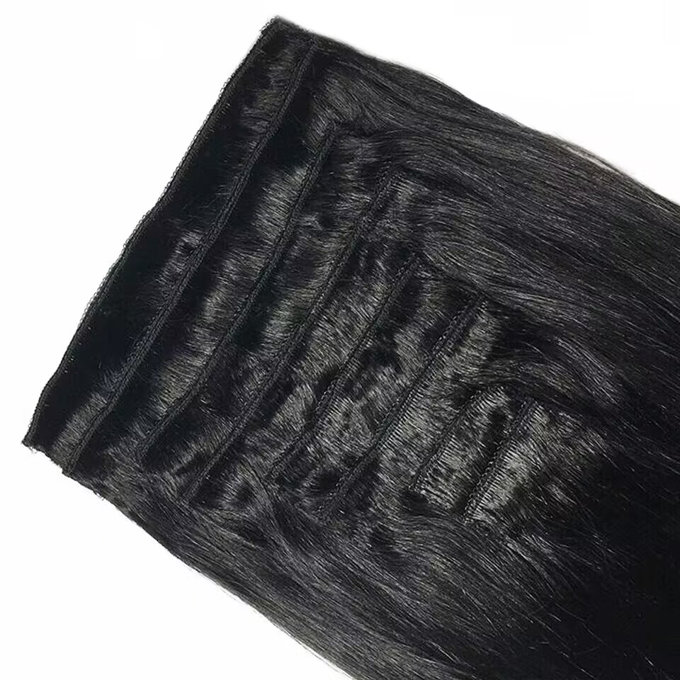 Doczepiane włosy na klipsach,  – Invisible Tape In Extensions Real Hair recenzja i cena