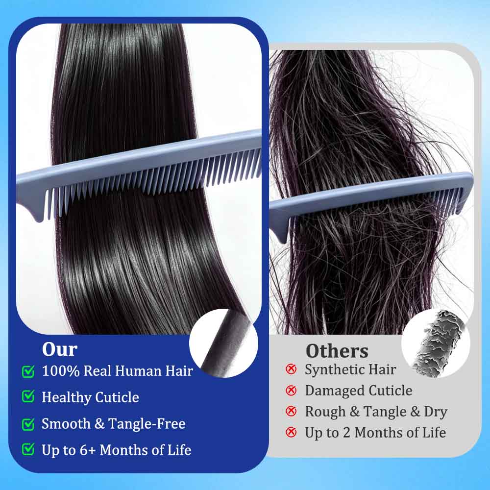 63 szt./3 opakowania – doczepi – Invisible Tape In Extensions Real Hair recenzja i cena